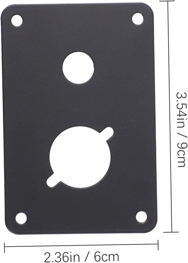 4pcs Iron Loudspeaker Back Panel Binding Post Plate Sturdy Speaker Enclosure Accessory for Home Audio Systems Compatible Speaker Models - Image 2