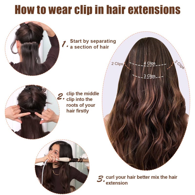 Curly Ponytail Wig 4H119 Close To Natural Hair - Long Curly Ponytail Extension for Wedding Party Prom Everyday Use - Image 2