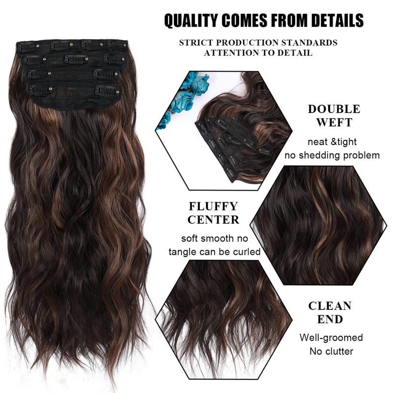 Curly Ponytail Wig 4H119 Close To Natural Hair - Long Curly Ponytail Extension for Wedding Party Prom Everyday Use - Image 3