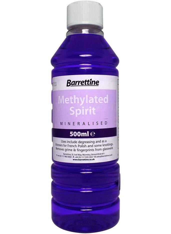 Barrettine Mineralised Methylated Spirit 500ml