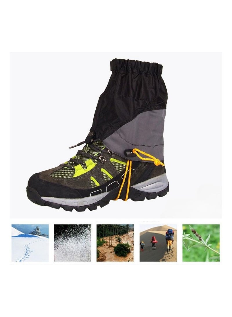KASTWAVE Hiking Leg Gaiters for Men & Women, Lightweight Adjustable Short Leg Gaiters, Waterproof Leg Gators for Hiking, Hunting, Snow, Snowshoeing, Mountain Climbing, Walking - Image 3