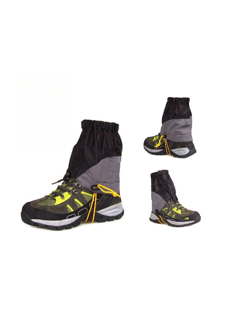 KASTWAVE Hiking Leg Gaiters for Men & Women, Lightweight Adjustable Short Leg Gaiters, Waterproof Leg Gators for Hiking, Hunting, Snow, Snowshoeing, Mountain Climbing, Walking - Image 1