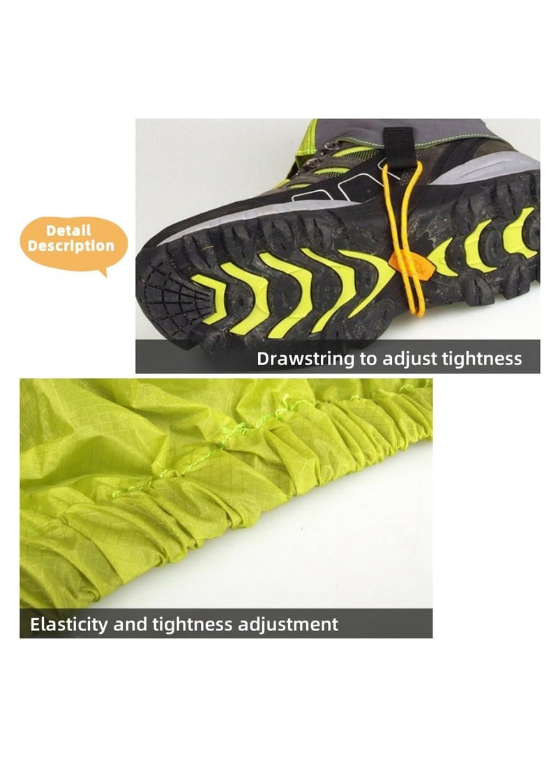 KASTWAVE Hiking Leg Gaiters for Men & Women, Lightweight Adjustable Short Leg Gaiters, Waterproof Leg Gators for Hiking, Hunting, Snow, Snowshoeing, Mountain Climbing, Walking - Image 4
