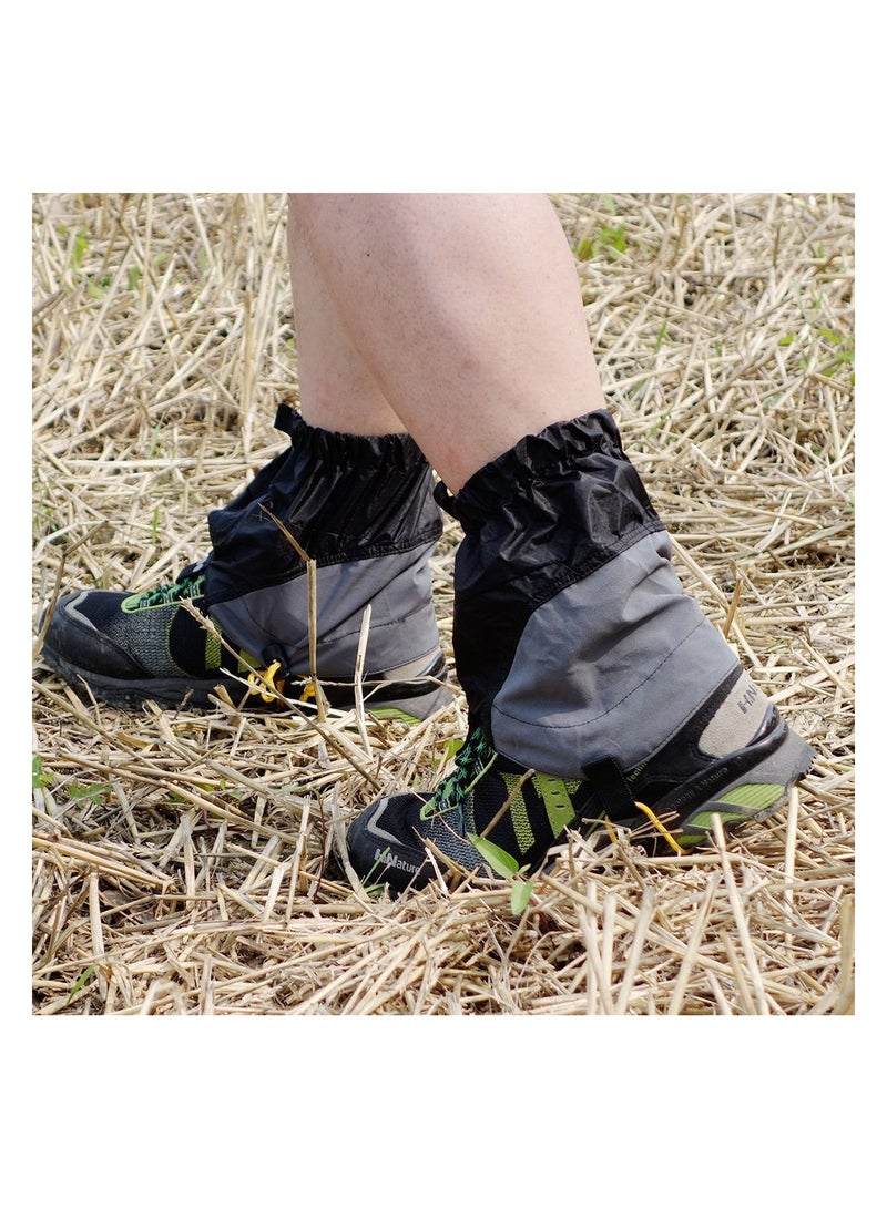 KASTWAVE Hiking Leg Gaiters for Men & Women, Lightweight Adjustable Short Leg Gaiters, Waterproof Leg Gators for Hiking, Hunting, Snow, Snowshoeing, Mountain Climbing, Walking - Image 5