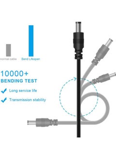 SJet Universal 5V USB to DC 5V Power Cord 5.5 2.1 mm Plug Connector Tip Jack Charging Cable with 8 Connector Tips  - Image 4