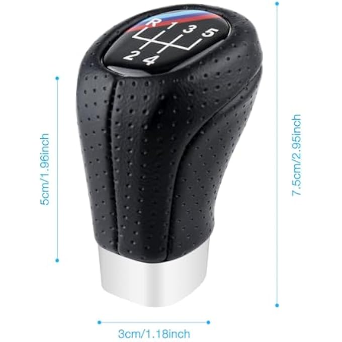 rayihni Car Gear Shift Knob Automobile Gear Lever Cover Non gear Lever for BMW E34 E36 E38 E39 E46 E53 E60 E61 E63 E64 E83 E90 E91 E92 E93 1 Series 3 Series - Image 2