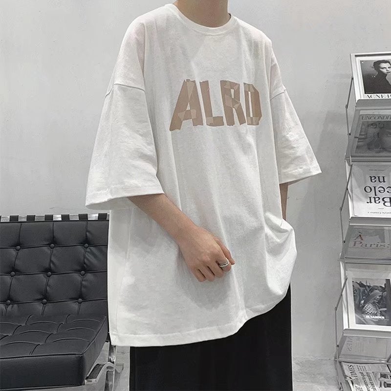 New short sleeve T-shirt men's summer Korean style trendy simple half sleeve top Hong Kong style loose casual fashion brand T-shirt - Image 4