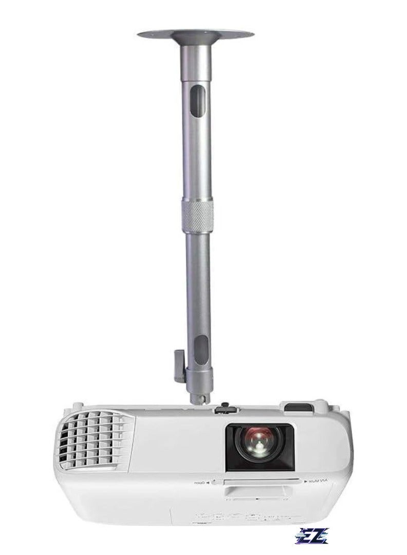 ELTRAZONE Universal Extending Projector Ceiling Mount Hanger – 360° Rotatable Head, Extendable Length (13.8-23.6 Inches), Supports 11 lbs Load, Ideal for Projectors & Cameras, Adjustable Bracket for Home Theater, Office, and Event Spaces - Image 1