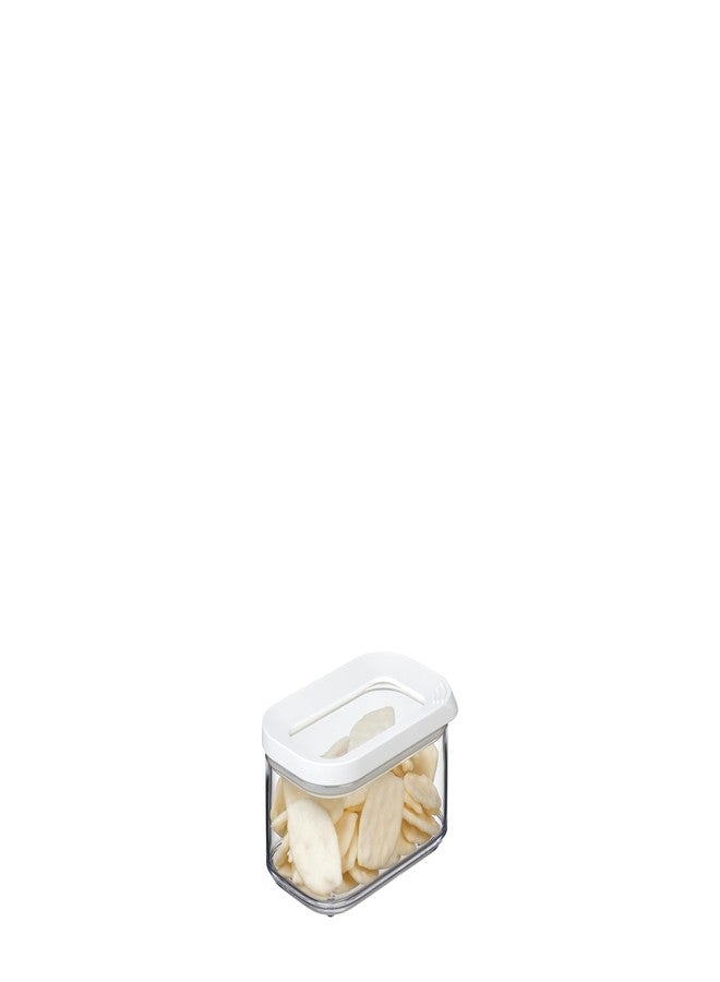 Mepal Modula Transparent Food Storage Container | 15oz/450ml | Perfect for Dry Goods | Dishwasher Safe | White Framed Lid | BPA Free | Made in Holland - Image 2