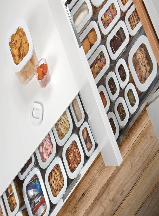 Mepal Modula Transparent Food Storage Container | 15oz/450ml | Perfect for Dry Goods | Dishwasher Safe | White Framed Lid | BPA Free | Made in Holland - Image 5