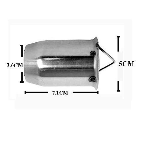 SELVIKE Premium Motorcycle Universal Racing Exhaust DB Killer Silencer Muffler (SMALL) - Image 5