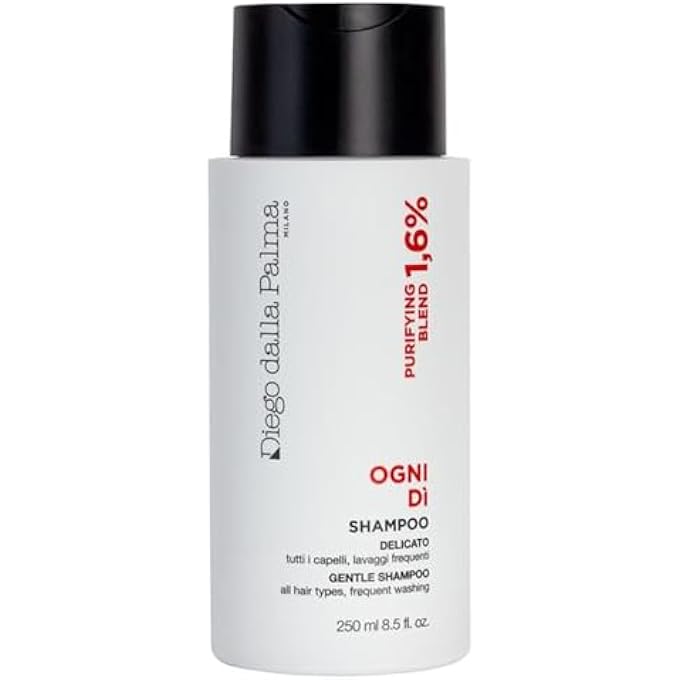 Diego dalla Palma | MILD SHAMPOO WITH PURIFYING BLEND, MOISTURISING AND SOFTENING, BALANCES SCALP MICROBIOTA 250ML