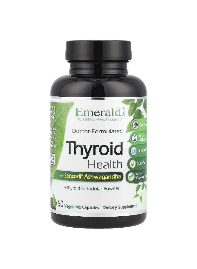 Emerald Laboratories Emerald Laboratories, Thyroid Health, 60 Vegetable Capsules  - Image 1