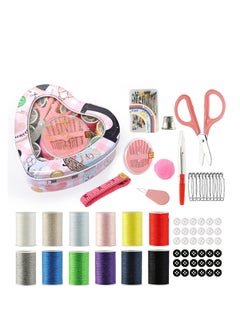 Compact Sewing Kit for Beginners, Travel-Friendly Mini Set with Scissors, Thimble, and Measuring Tape, Ideal for Quick Repairs and DIY Projects on the Go