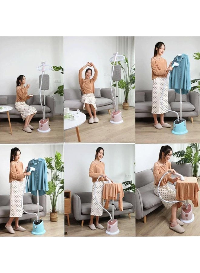 Eworld Professional Standing Garment Steamer with Integrated Ironing Board – Adjustable Height, Powerful Wrinkle Removal, Safe on All Fabrics, Perfect for Home, Bedroom & Office - Image 4