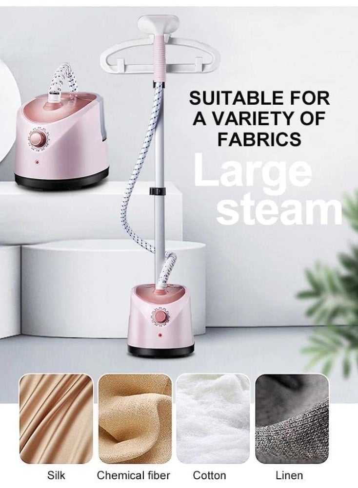 Eworld 2000W Garment Steamer Vertical & Handheld for Home Use, 1.7L Large Water Tank, 11 Steam Iron Modes, Smart Temperature Control, 3-Level Adjustable Height, 180° Flat Ironing, Fast Wrinkle Removal - Image 3