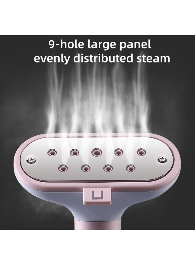 Eworld 2000W Garment Steamer Vertical & Handheld for Home Use, 1.7L Large Water Tank, 11 Steam Iron Modes, Smart Temperature Control, 3-Level Adjustable Height, 180° Flat Ironing, Fast Wrinkle Removal - Image 2