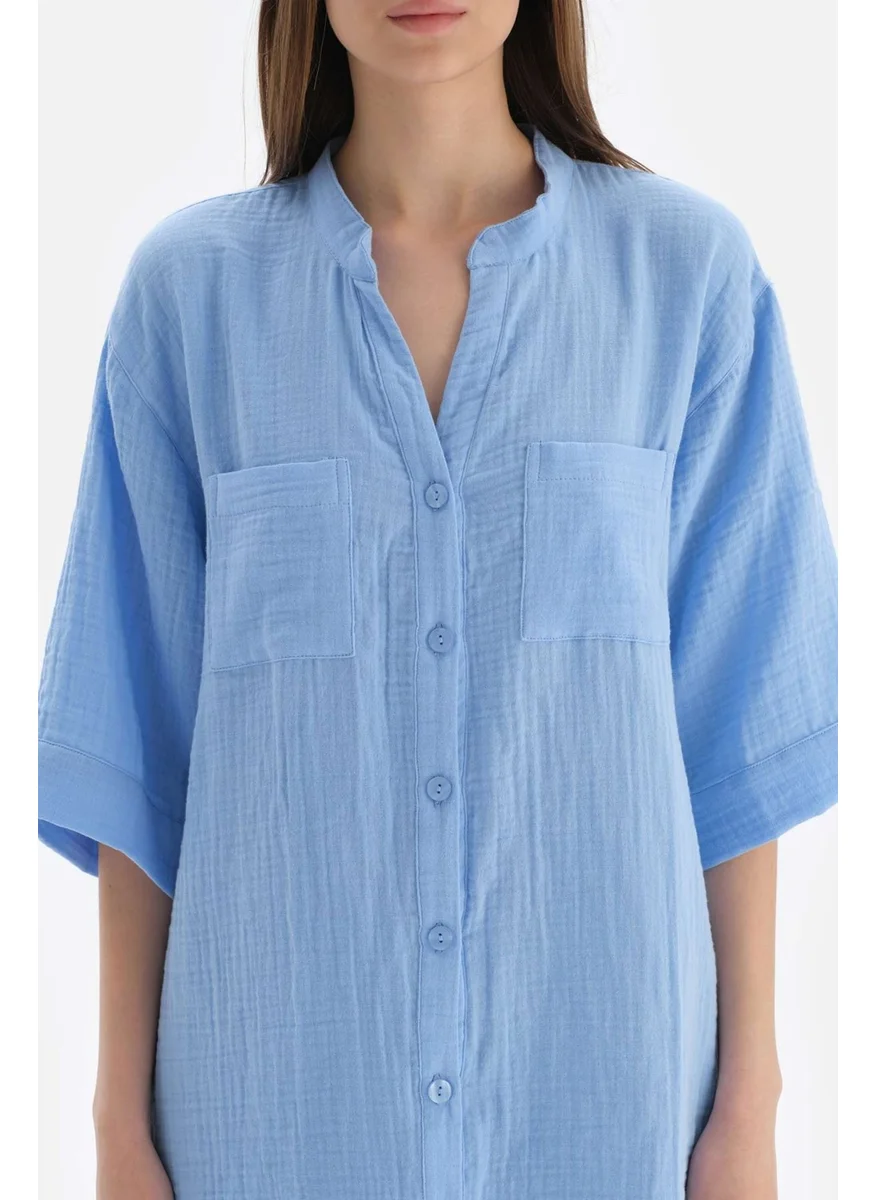 dagi Blue Muslin Shirt