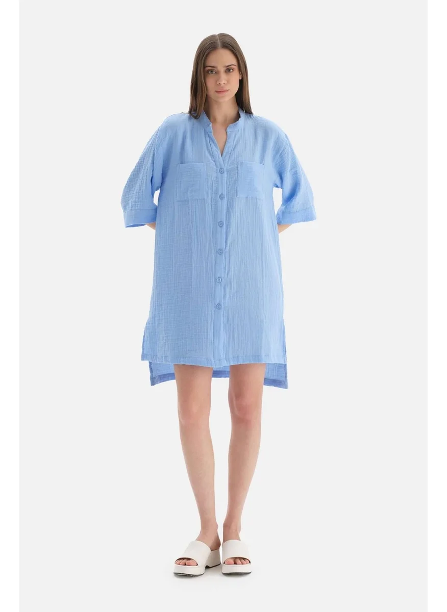 dagi Blue Muslin Shirt