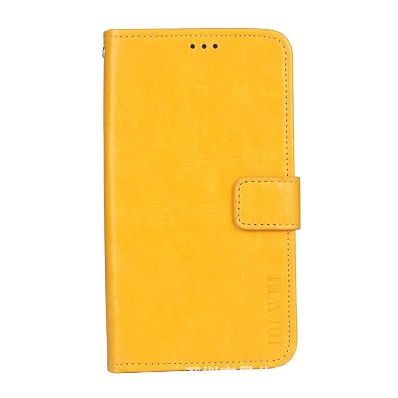 غطاء واقي بملمس جلد لـ Redmi Note 14 مع حامل بطاقات وحامل قائم مع مقاوم للصدمات مع مغناطيس قوي مع حماية من السقوط باللون أصفر مغناطيسي بوظيفة حامل باللون الأحمر - Image 1