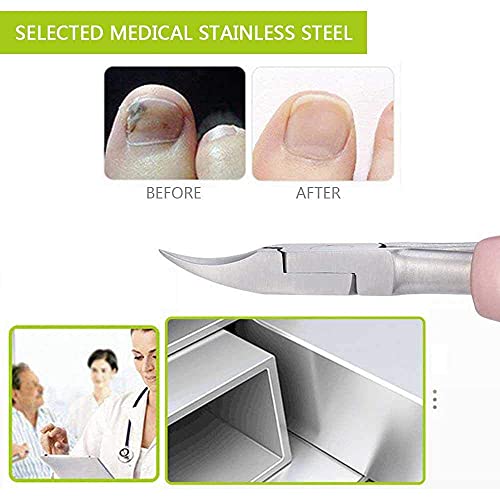 B-BUCKET ETSAP Toe Nail Clipper for Ingrown or Thick Toenails, Heavy Duty Toenail Trimmer Nail Clipper Pedicure Tool with Long Handle and Soft Grip for Seniors - Image 4