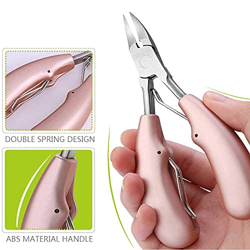 B-BUCKET ETSAP Toe Nail Clipper for Ingrown or Thick Toenails, Heavy Duty Toenail Trimmer Nail Clipper Pedicure Tool with Long Handle and Soft Grip for Seniors - Image 2