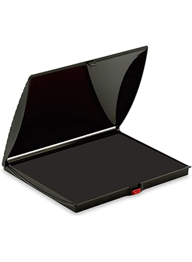 وسادة حبر ختم مطاطية عالية الجودة مقاس كبير 5 بوصة × 7 بوصة متينة وخفيفة الوزن باللون الأسود