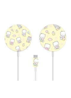 Applicable To For Apple MagSafe Charger Stickers Cartoon 12 Mobile Phone Magnetic Wireless Charging Scratch-resistant Film-Color:TN-MSF-0032