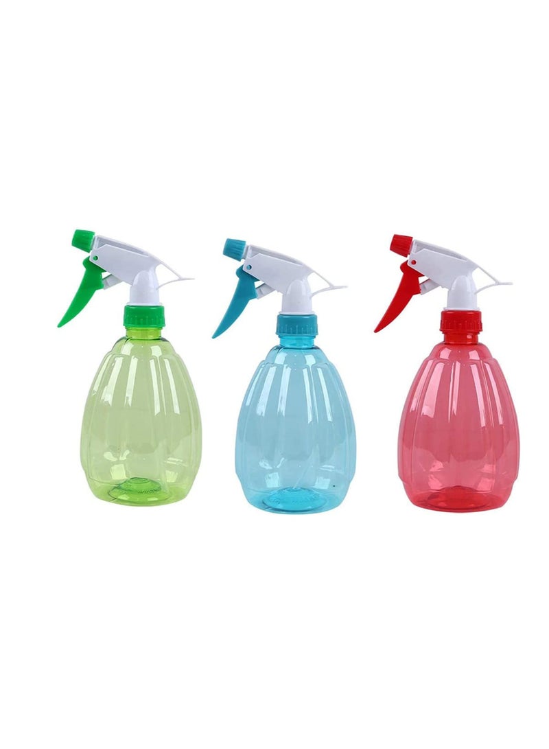 Barakah Spray Bottles For Cleaning Solutions Plastic Empty Spray Bottle For Hair Bpa Free Material Portable Empty Spray Bottle For Plant Garden Multi Purpose Use Durable 3 Pieces - Image 1
