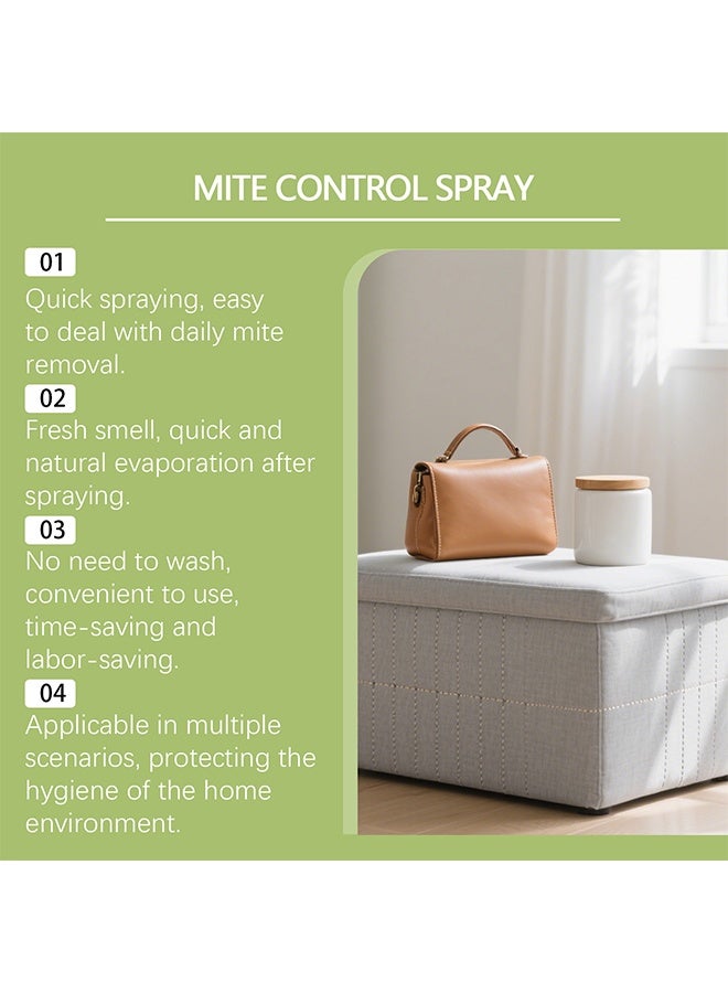Jakehoe 120ML Mite Control Spray Natural Mite Removal Spray, Bed Bugs & Fleas On Contact, Plant-Based Formula for Bedding, Furniture & Pet Areas, Prevents Regrowth For 2 Weeks - Image 5