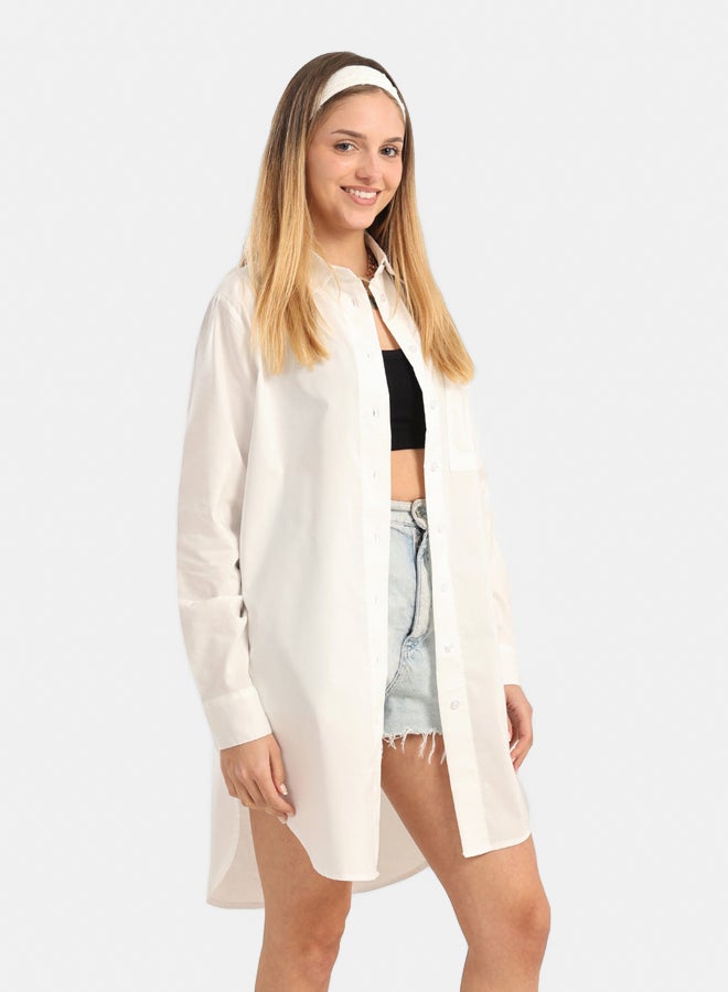 Carina Cotton Button-Down Shirt - Image 5
