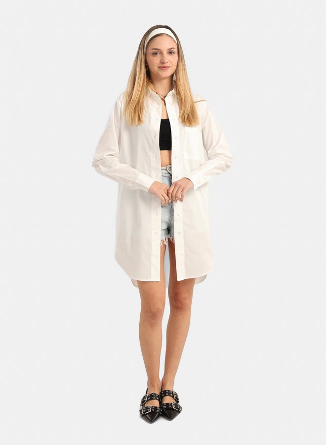 Carina Cotton Button-Down Shirt - Image 4