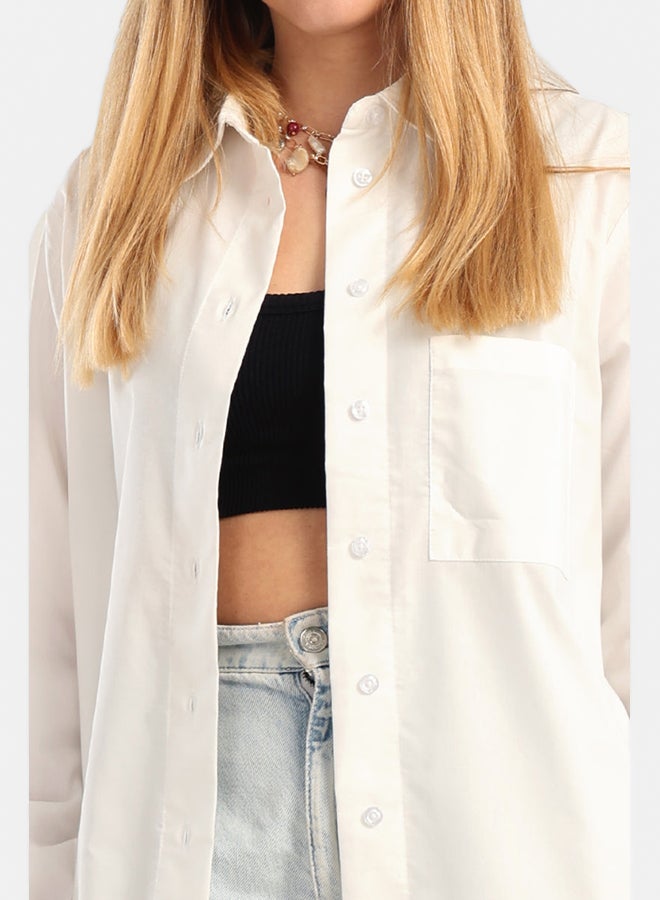 Carina Cotton Button-Down Shirt - Image 3