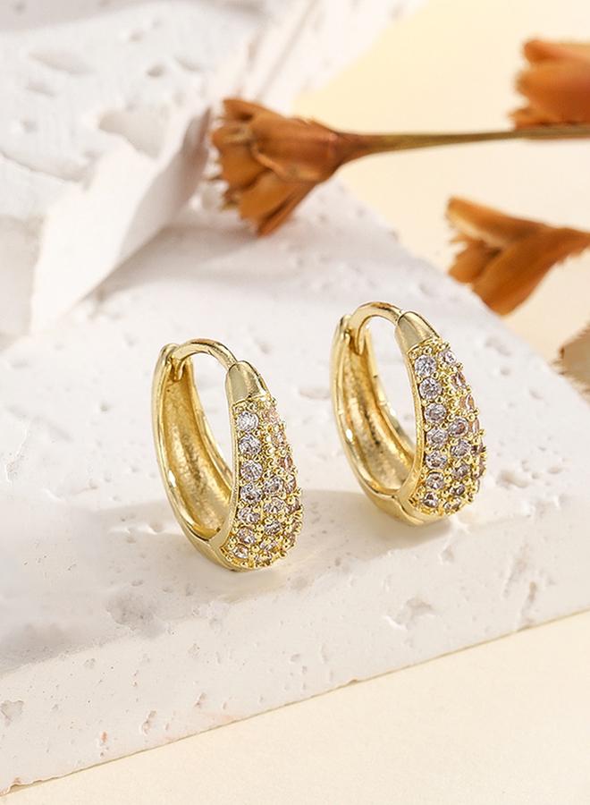 Take Two Embellished Hoop Earrings - Image 5