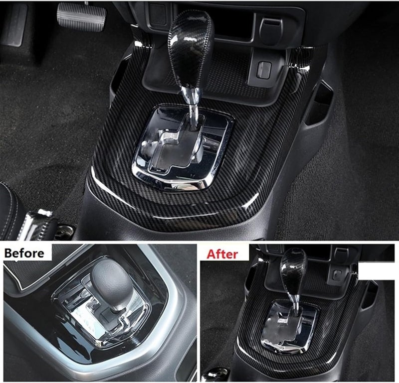 Vuzmode Carbon Fibre Gear Shift Panel Trim for Nissan Navara NP300 - Image 2