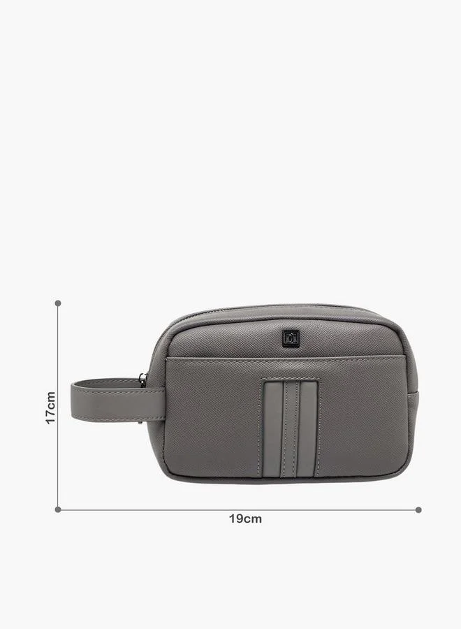 Duchini Men Textured Wristlet Pouch Bag