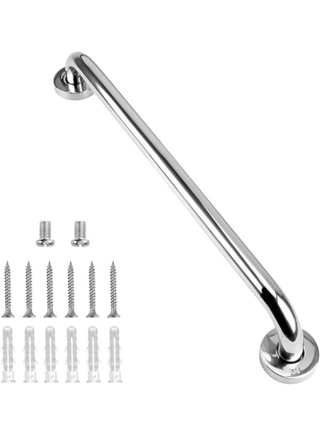 Bathroom Grab Rail - 304 Stainless Steel Shower Handle (50cm/20), Safety Hand Rails for Kitchen Bedroom Bathtub Steps, Balance Support Grab Bar for Elderly, Disabled, Adults, Children - Image 1