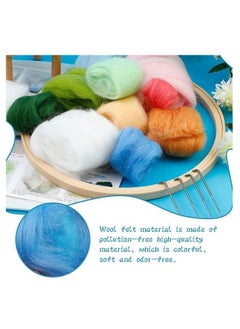 SYOSI Needle Felting Kit - Perfect for Beginners Craft Beautiful Tulip Home Decor with Felting Wool, Needles, Frame, and DIY Instructions  - Image 3