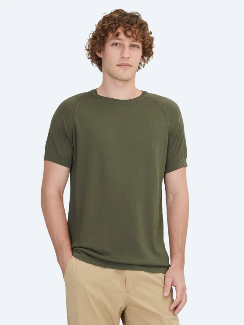 Kip Khaki Knitwear