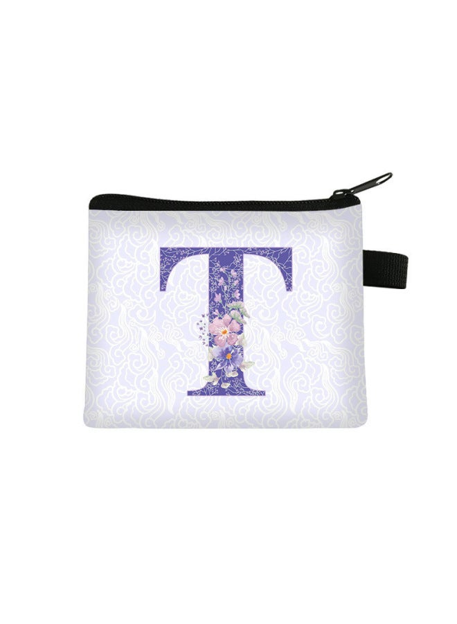New Letter Coin Purse, Student Mini Cultural And Creative Storage Pouch, Children's Large-capacity Key Card Holder, Customizable With Pictures