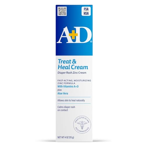 A + D A&D Zinc Oxide Diaper Cream, 0.35 Pound - Image 1