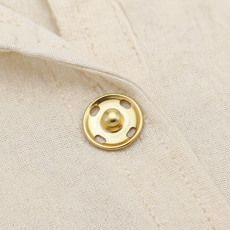 Ultra Light 6mm Portable Sew Snap Buttons Tiny Travel Emergency Clothing Repair Kit - Image 4