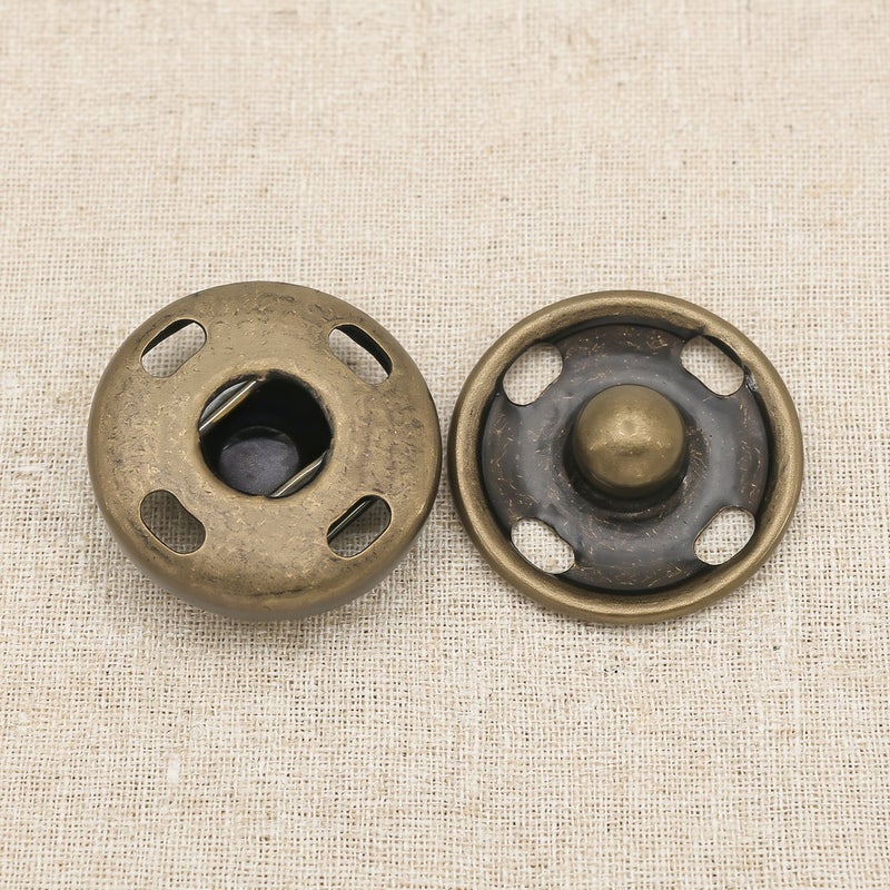 Ultra Light 6mm Portable Sew Snap Buttons Tiny Travel Emergency Clothing Repair Kit - Image 2