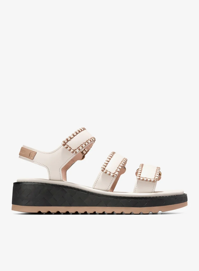 Women's GrandPro Daylin Wedge Triple Strap Sandals