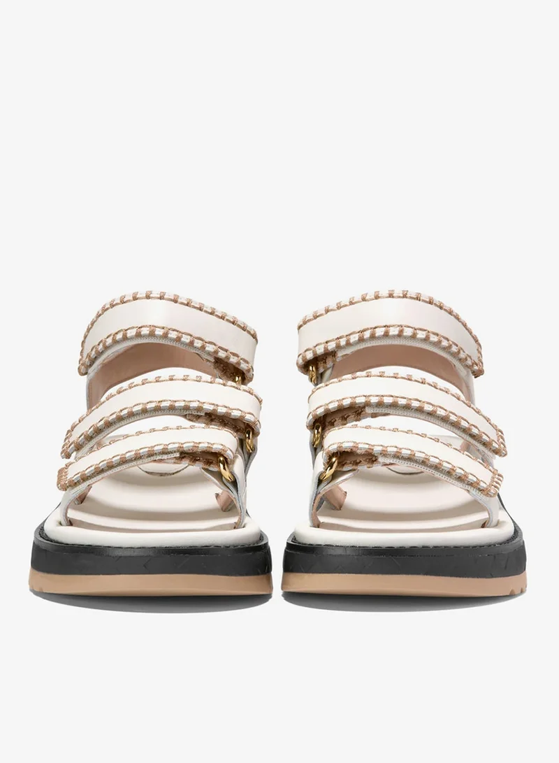COLE HAAN Women's GrandPro Daylin Wedge Triple Strap Sandals