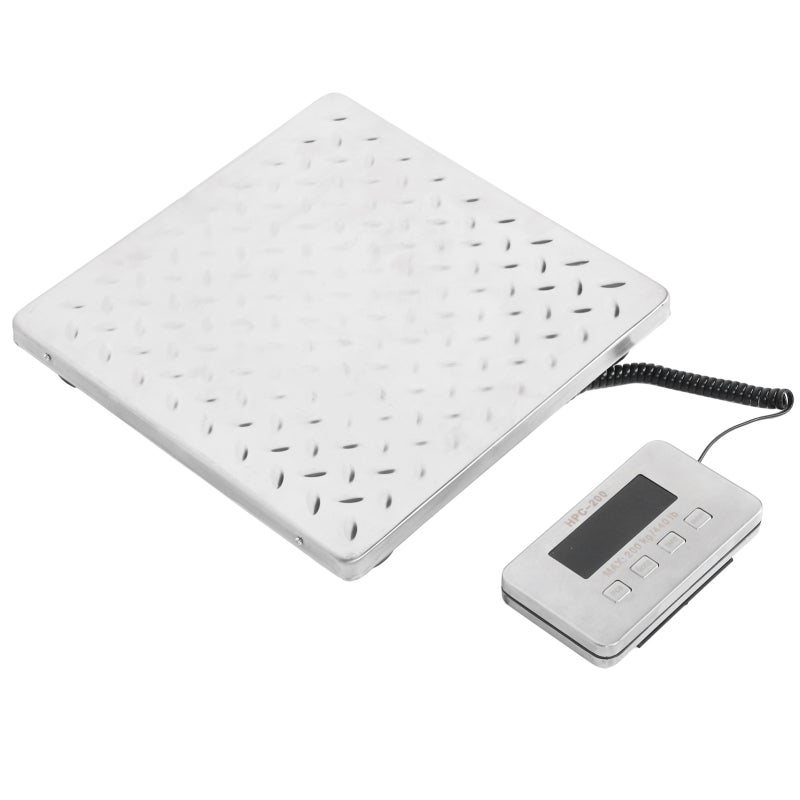 Digital Postal Scale: Stainless Steel Platform With Non-slip Feet - Built-in Battery & USB Cable, Separable LCD Display For Business Office, Home Warehouse, Post Office - Image 5