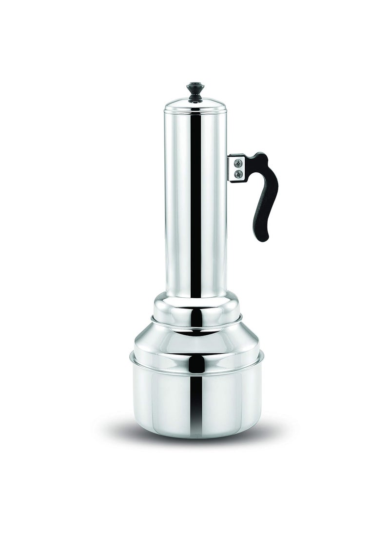 Expresso Expresso Stainless Steel Puttu Kudam/Maker, Silver 
