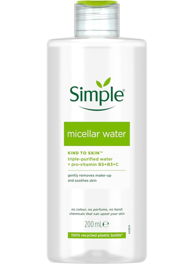 Simple Micellar Cleansing Water, 200ML