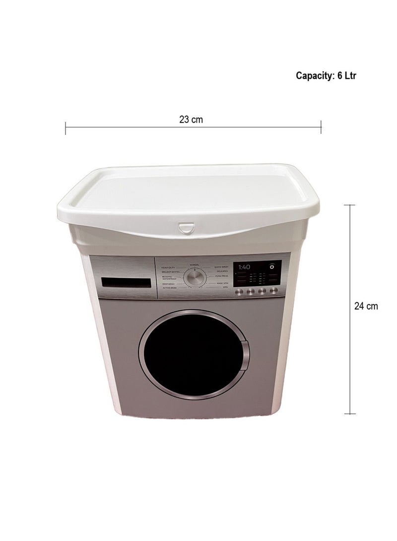 MAXQON Detergent Storage Box (24x23x18cm, Capacity 6L) - Image 5