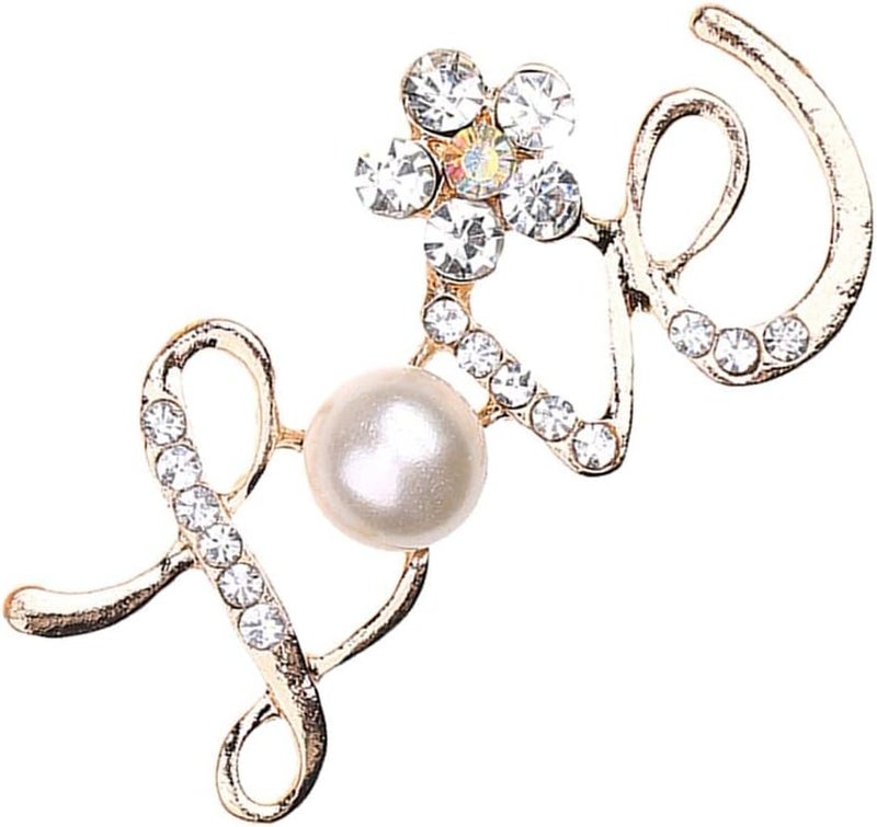 klarako 10 Pieces Rhinestone Pearl Embellishments, Flatback Crystal for Wedding Party Home Decoration and () - Image 1